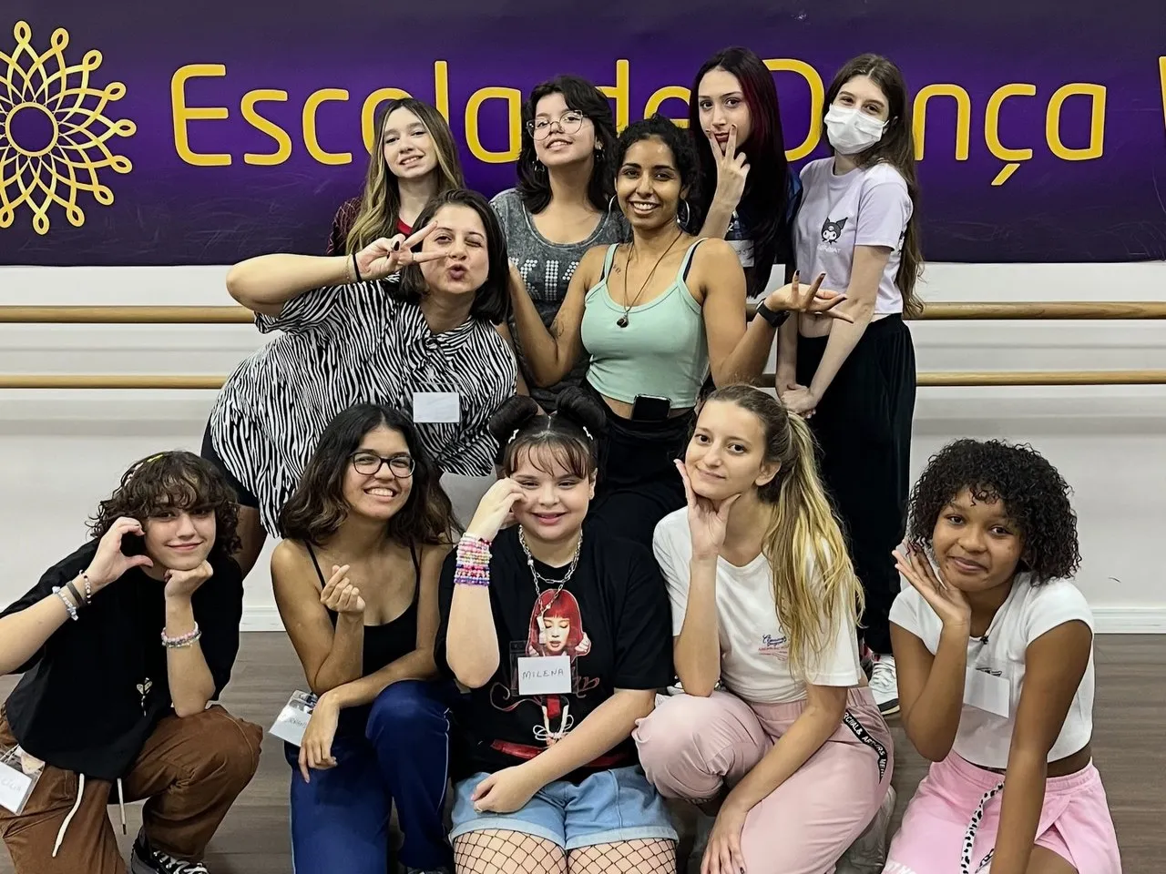 Aula de K-pop na Escola de Dança We, em Guarulhos